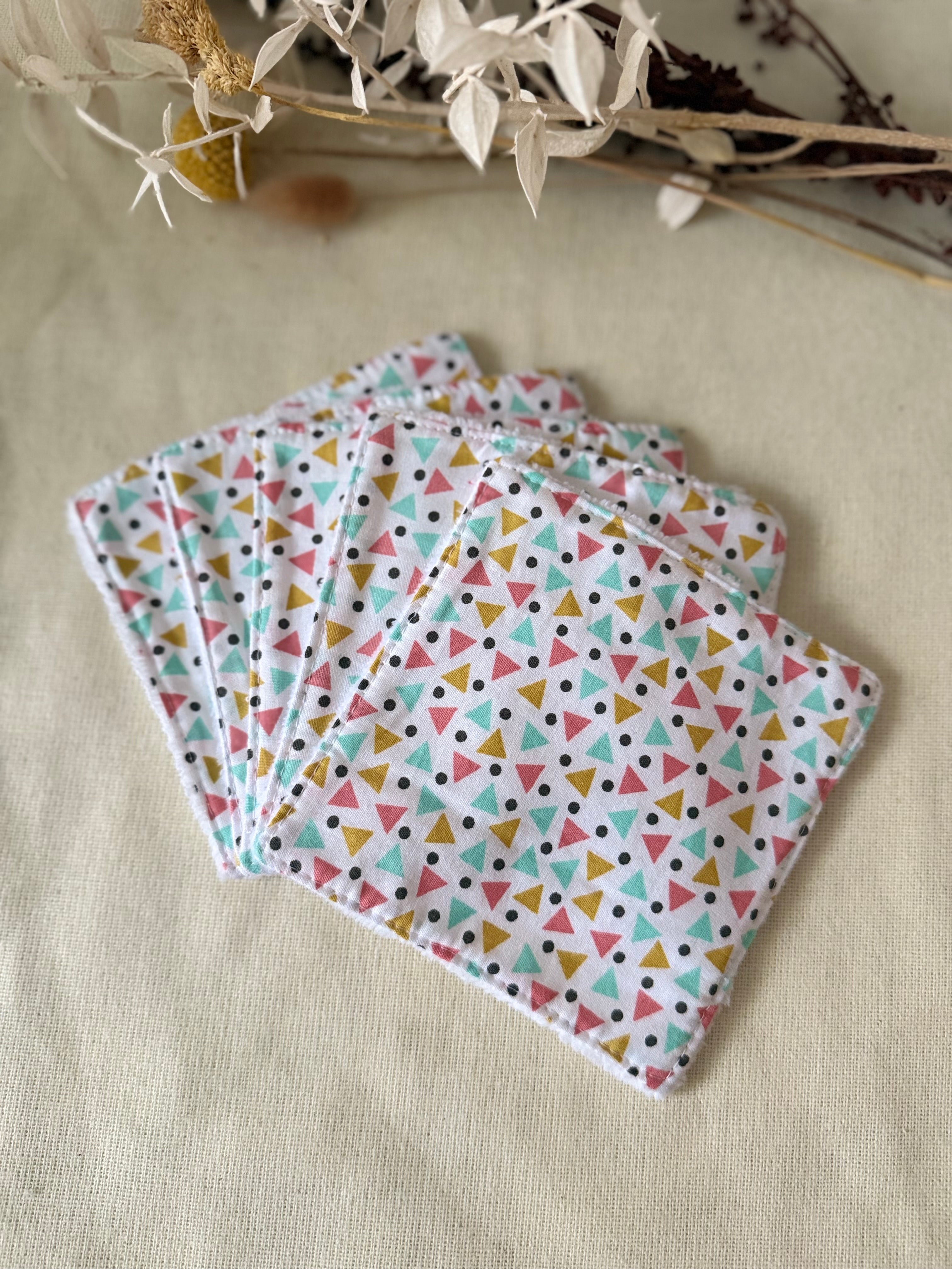 Lingettes lavables x5