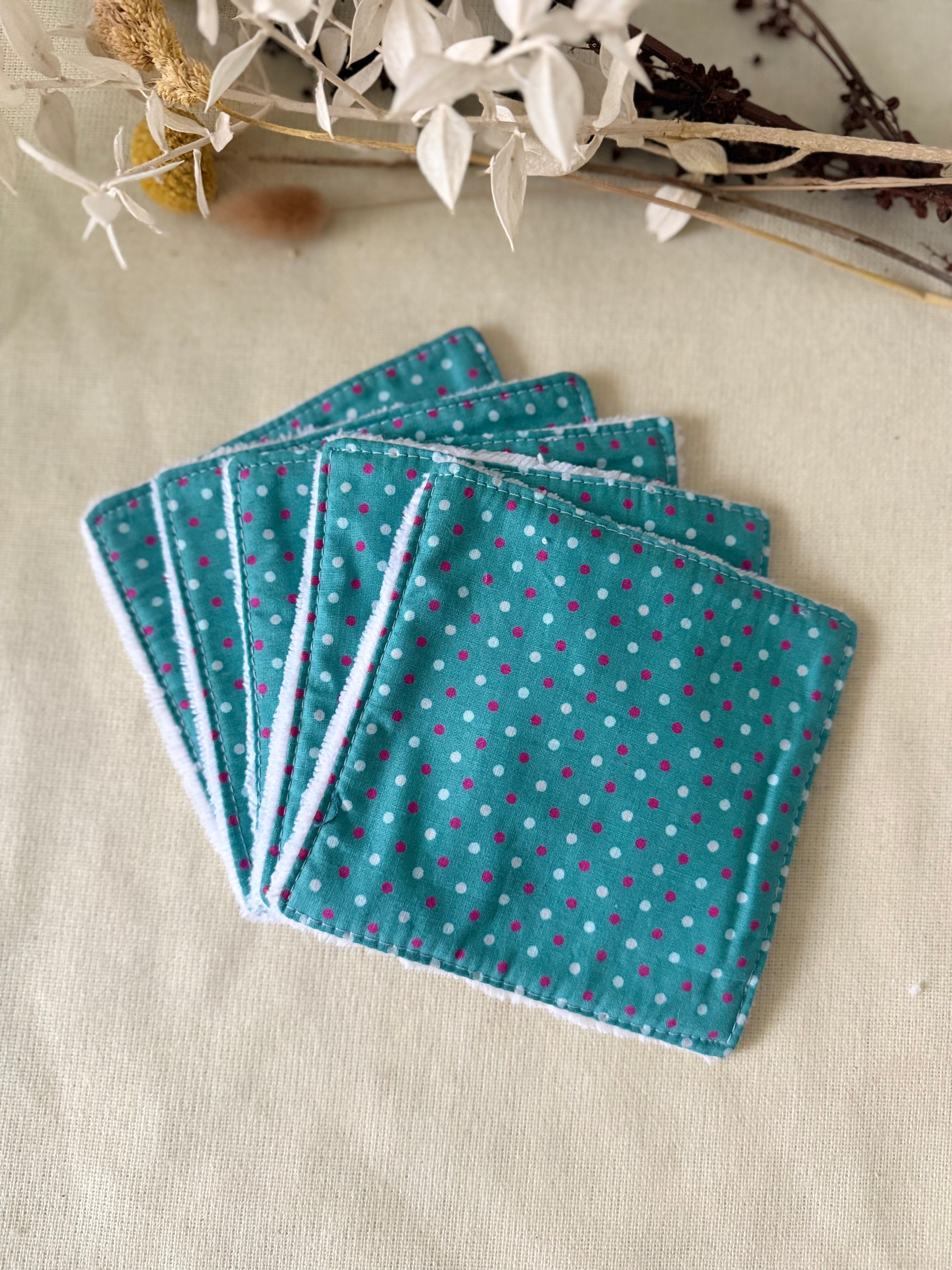 Lingettes lavables x5