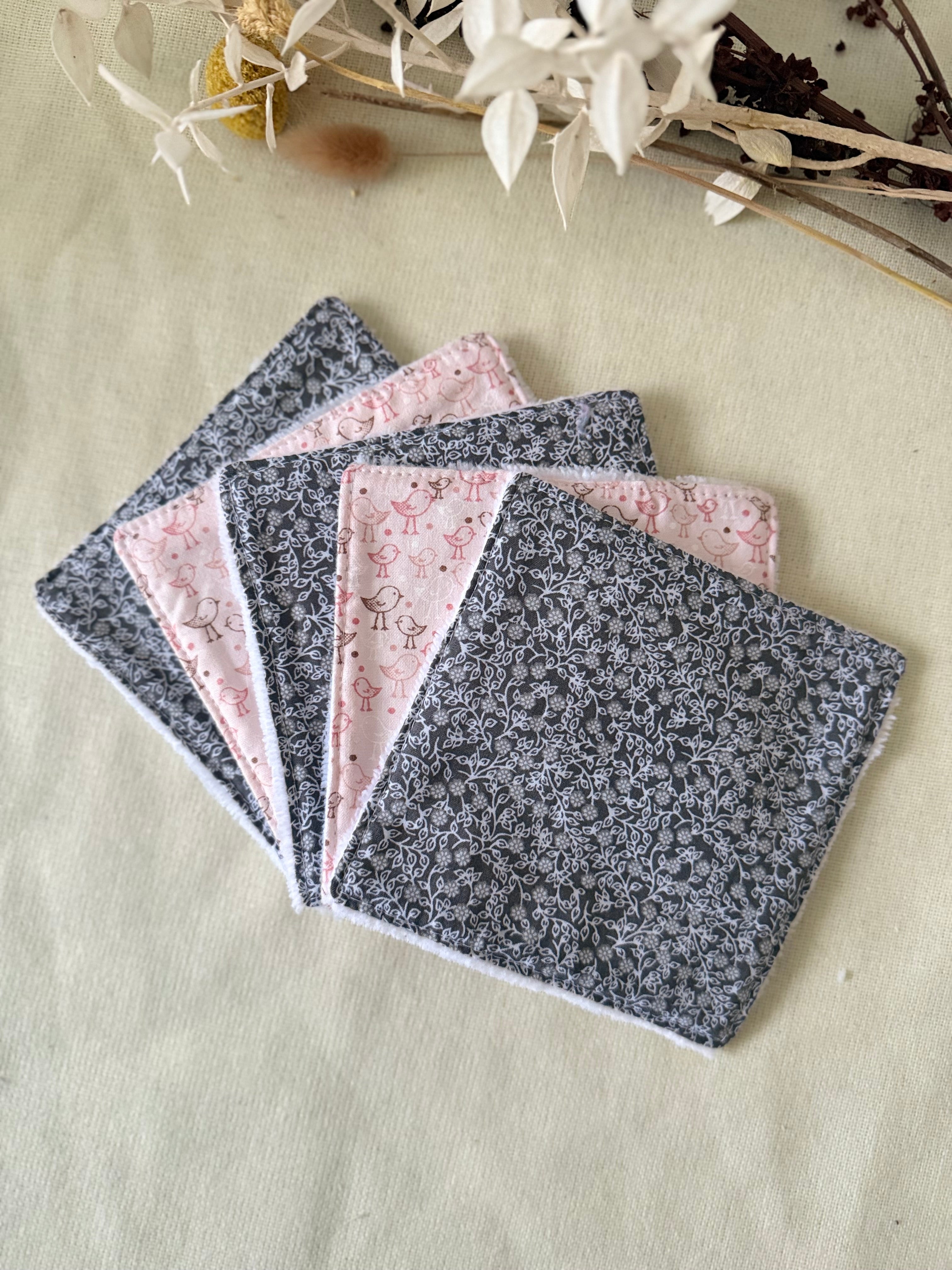 Lingettes lavables x5