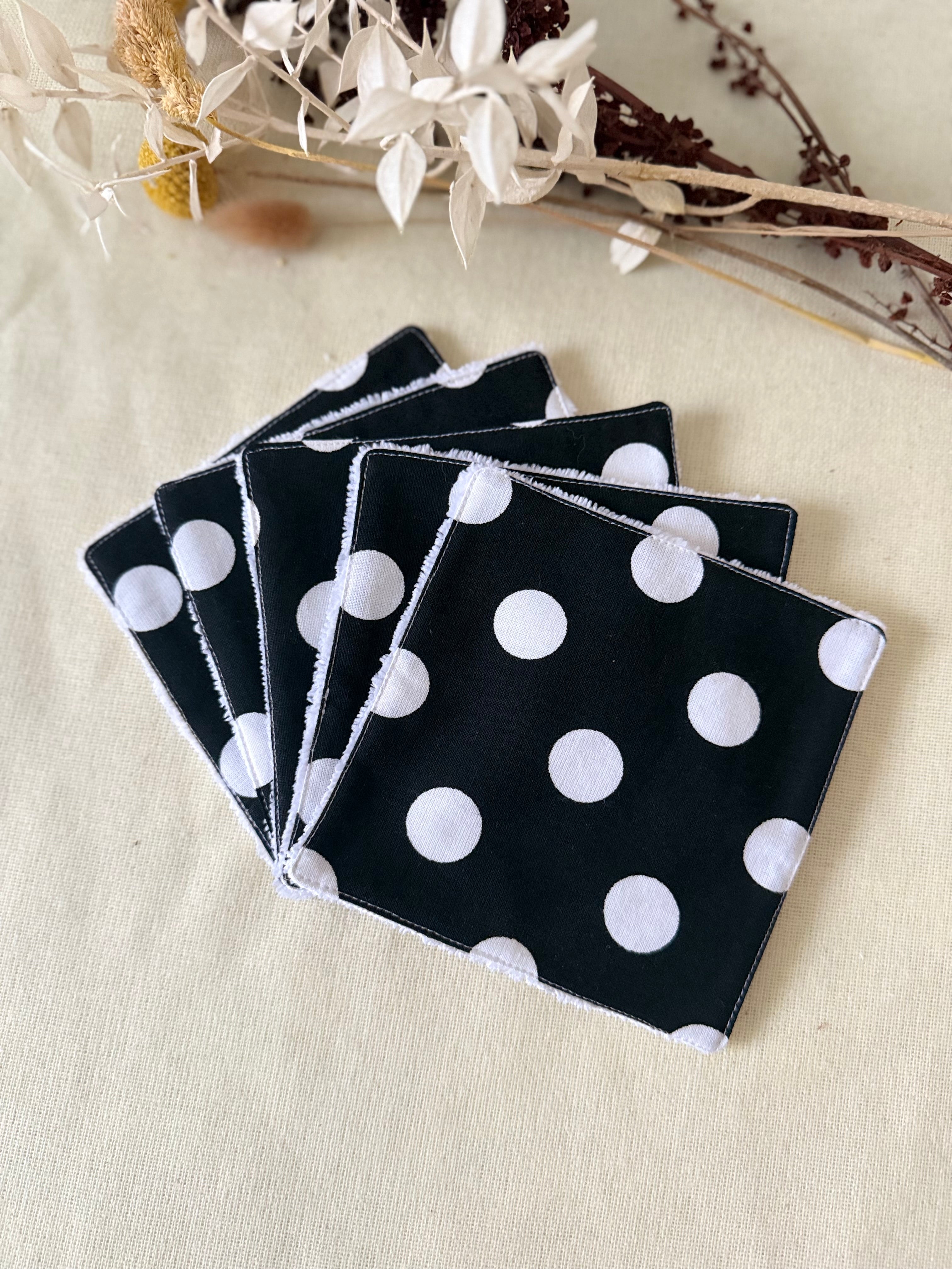 Lingettes lavables x5