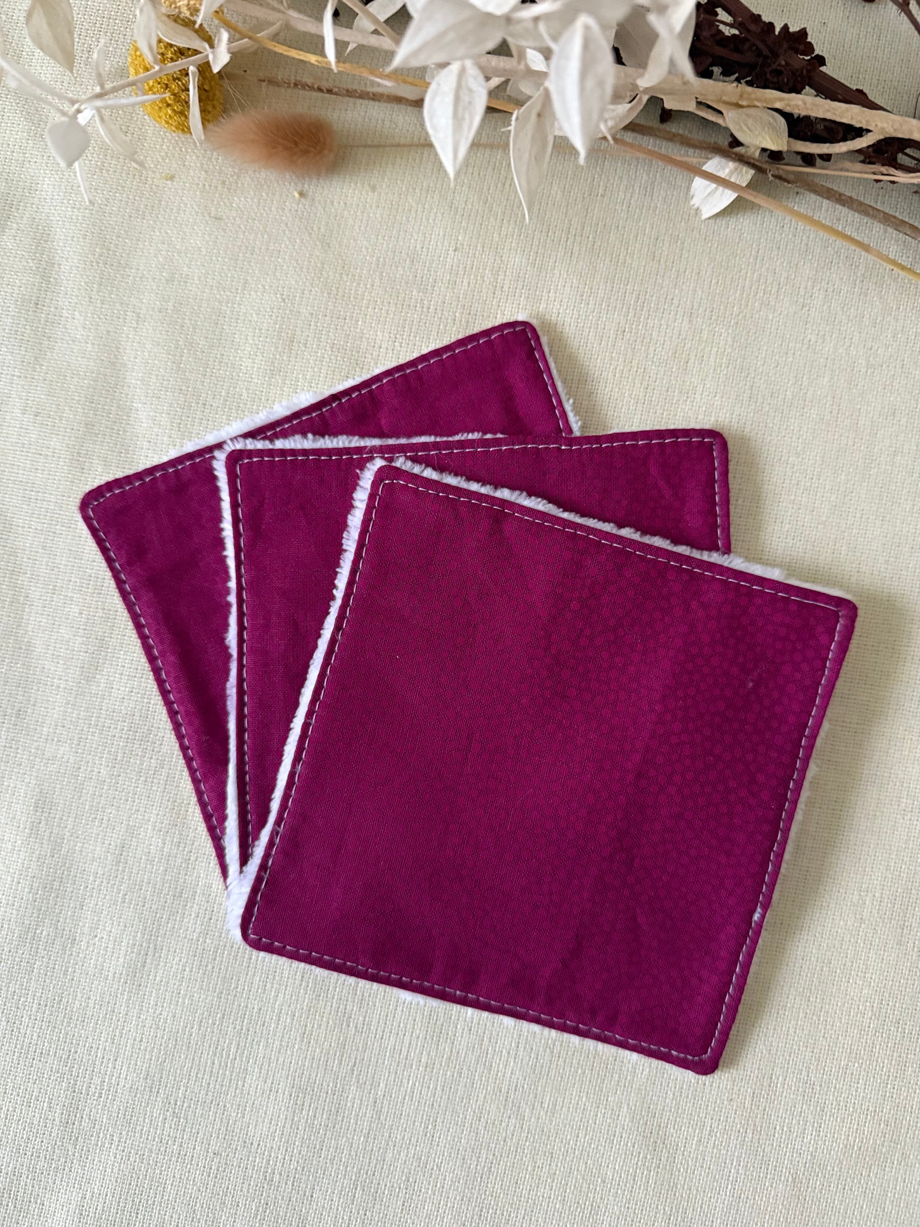 Lingettes lavables x3